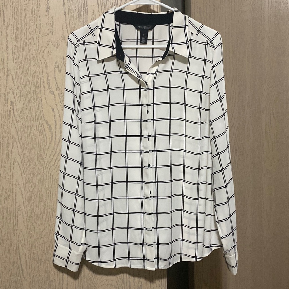WHITE HOUSE BLACK MARKET long sleeve blouse